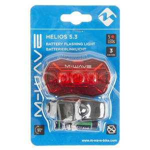 M-WAVE Helios 5.3 Luz intermitente de batería