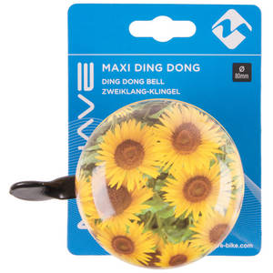 M-WAVE Sunflower Maxi Ding-Dong Maxi campanello per bicicletta