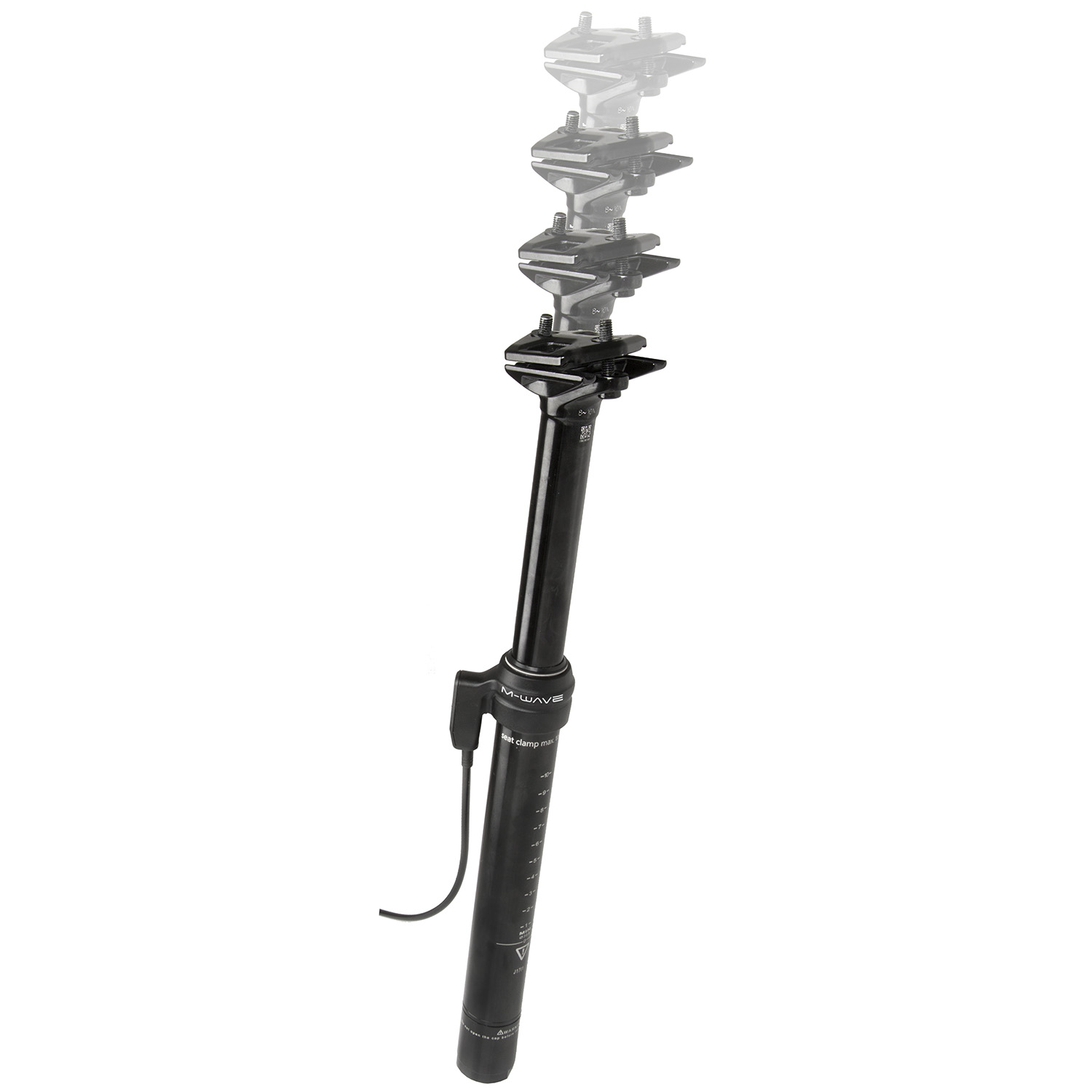 Tige De Selle M-Wave SP110-ADJ – Réglage En Hauteur En Roulant, Aluminium, 27,2 Mm – Confort Et Praticité