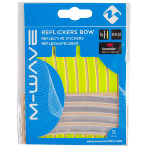 M-WAVE Reflickers Bow pegatinas reflectivas