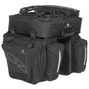 M-WAVE Amsterdam Triple 62 L Gepäckträgertasche