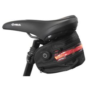 M-WAVE Tilburg L Illu bolsa de sillín con luz LED