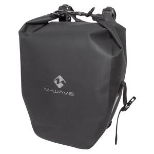 M-WAVE Rough Ride II Rack Black Series pannier bag