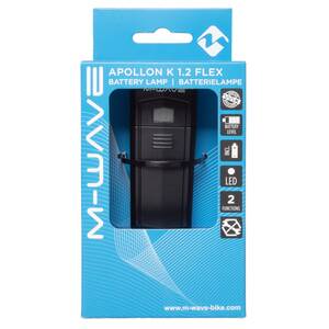 M-WAVE Apollon K 1.2 Flex Luce anteriore della batteria
