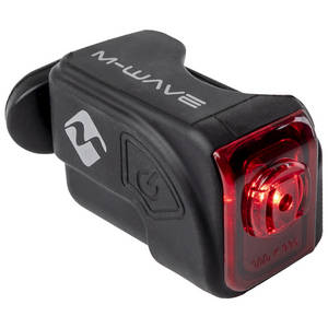 M-WAVE Helios K 1.1 USB Luz trasera con batería recargable