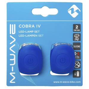 M-WAVE Cobra IV Luz intermitente de la batería set M-WAVE Cobra IV Luz intermitente de la batería set