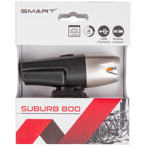 SMART Suburb 800 Luz frontal con batería recargable