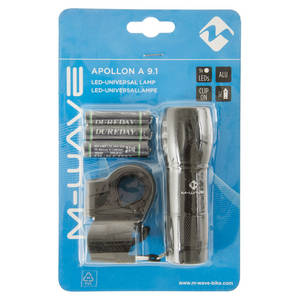 M-Wave Apollon A9.1 Battery Lamp Black