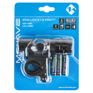 M-WAVE Apollon A 1.3 3 Watt Batterie Frontlicht