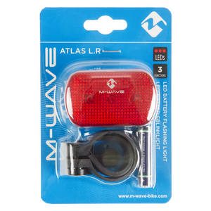 M-WAVE Atlas L.R Luce lampeggiante della batteria