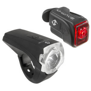 M-WAVE Atlas K10 USB Battery lighting set