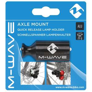 M-WAVE Axle Mount quick release lamp holder