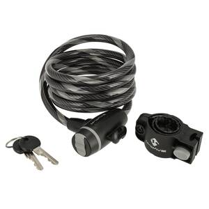 M-WAVE S 10.18 Illu bloqueo de cable espiral