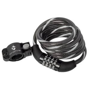 M-WAVE DS 10.18 Illu Cavo a spirale antifurto