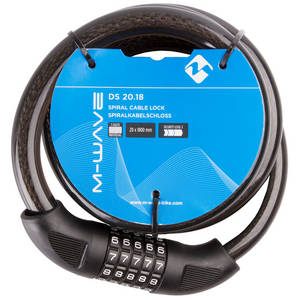 M-WAVE DS 20.18 spiral cable lock