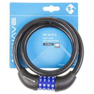 M-WAVE DS 12.10 S bloqueo de cable espiral