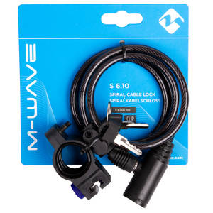 M-WAVE S 6.10 spiral cable lock