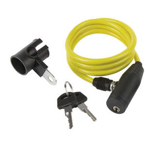 6 C spiral cable lock