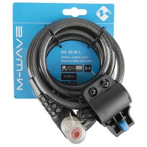 M-WAVE DS 10.18 L spiral cable lock