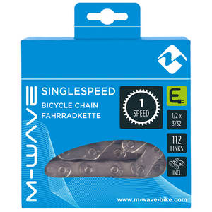 M-WAVE Singlespeed E velocidad única / velocidad eje de la rueda cadena