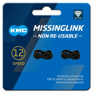 KMC 12NR DLC Black 12NR MissingLink Verschlussglied