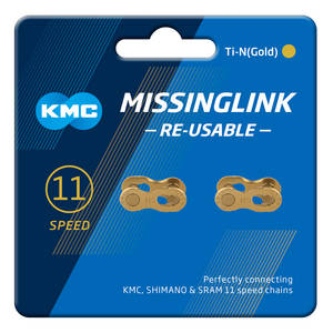 KMC 11R Ti-N Gold MissingLink Verschlussglied