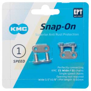 KMC Wide EPT silver MissingLink connector