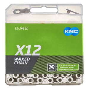 KMC X12 waxed Silver Black Schaltungskette