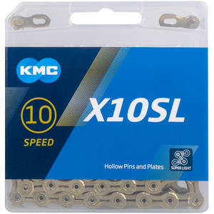 KMC X10 SL gold derailleur chain