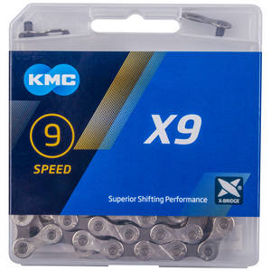 KMC X9 Silver/Grey indicador desgaste cadena