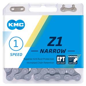 KMC Z1 Narrow EPT velocidad única / velocidad eje de la rueda cadena