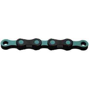 KMC DLC12 waxed Turquoise derailleur chain