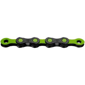 KMC DLC12 waxed Green indicador desgaste cadena