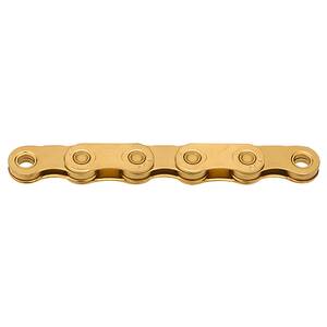 KMC X Flat gold flat top derailleur chain