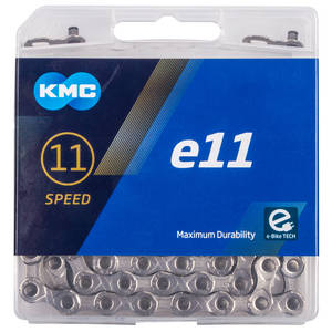 KMC e11 Silver indicador desgaste cadena