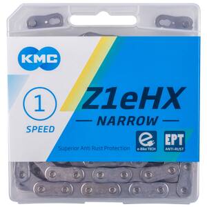 KMC Z1eHX Narrow EPT velocidad única / velocidad eje de la rueda cadena