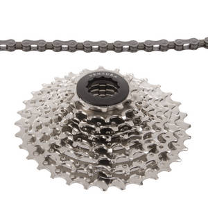 VENTURA Power 8 speed set of chain and cassette