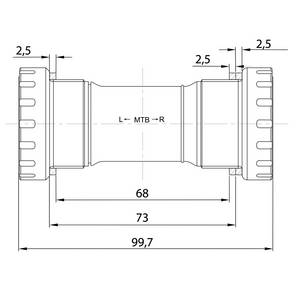 MTB thread bottom bracket