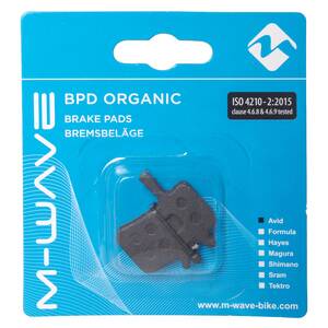 M-WAVE BPD Organic ASP1 brake pads for disc brake