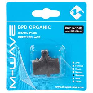 M-WAVE BPD Organic S1 brake pads for disc brake