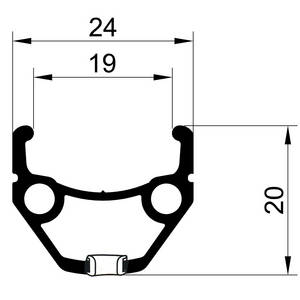 REMERX Dragon L-719 28"/29" hollow rim