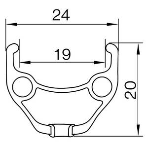 REMERX Top Disc 622 Disc Hohlkammerfelge