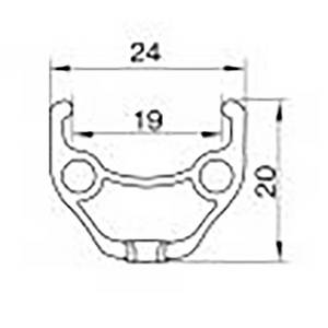 REMERX Top Disc 622 Disc Hohlkammerfelge