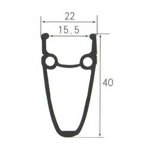 M-WAVE R4022 hollow rim