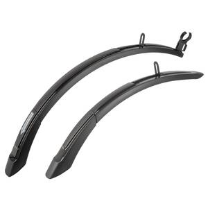 M-WAVE Mud Max F+R ADJ S Mudguard set