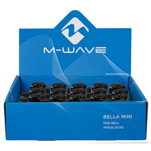 M-WAVE Bella Mini-Black Mini campanello per bicicletta