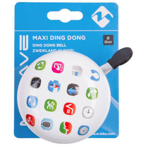 M-WAVE Apps Maxi Ding-Dong Maxi-Fahrradglocke