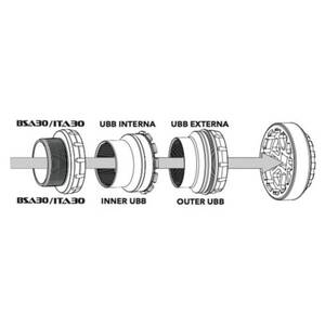 ROTOR PROFESSIONAL BB KIT Utensile per movimento centrale/ruote libere