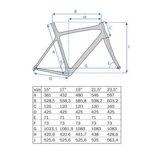  Alu 26" MTB Rahmen