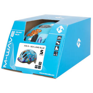 M-WAVE KID-S Sea Land Blue casco niños